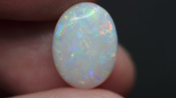 AUSTRALIAN WHITE OPAL 1.71CT 11MM X 9MM X 3MM LOOSE GEMSTONE NATURAL JEWELRY MAKING
