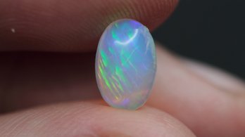 AUSTRALIAN CRYSTAL OPAL 0.83CT 16MM X 10MM X 3.5MM LOOSE GEMSTONE NATURAL JEWELRY MAKING