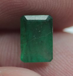 LOOSE NATURAL EMERALD 1.09CT 7MM X 5MM X 4MM JEWELRY MAKING PRECIOUS GEMSTONE EMERALDS