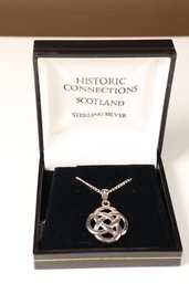 Sterling Silver Celtic Knot Pendant Necklace