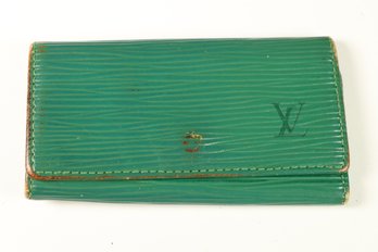 Louis Vuitton Green Epi Leather Key Holder Wallet