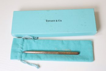 Tiffany & Co Sterling Silver Pen In Box With Bag
