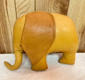 MCM Leather Elephant Stuffie Stuffed Animal