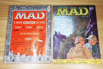 Pair Of 1950's MAD Magazines September 1956 April 1957