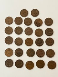Lot 1 Cent Antique 1800s 1900s Indian Head Pennies