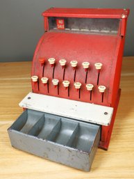 Vintage Tom Thumb Red Metal Cash Register