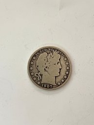 1907 Barber Half Dollar