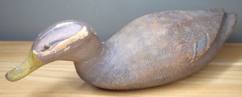 Vintage Hand-Carved Duck Decoy