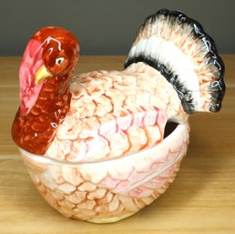 Vintage Ceramic Turkey Gravy Tureen Made In Japan