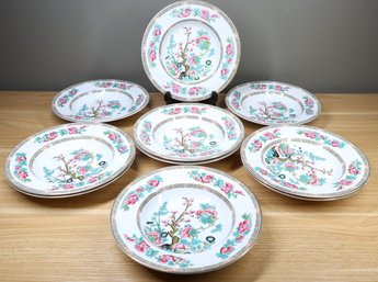 Maddock England Tree Design Dinner Bowls Set Of 10