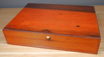 Vintage Mahogany Flatware Chest Tradition Brand