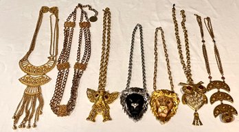 Lot Of Costume Jewelry Necklaces
