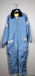 United Vintage Ski Suit One Piece Snow Suit Size Large