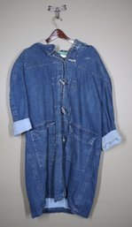 Harve Benard Long Sleeve Denim Dress Size Small 100% Cotton