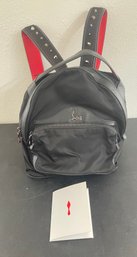Christian Louboutin Backloubi Backpack Nylon Black Purse
