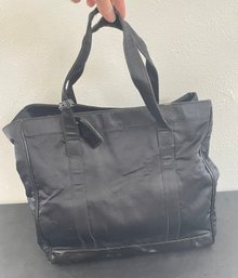 Gucci Large Black Nylon Tote Bag