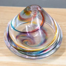 Fire Island Studio Glass Perfume Bottle Signed Matthew LaBarbera 2000