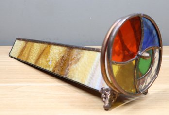 Vintage Kaleidoscope Stained Glass 2 Wheel Design