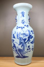 Large Porcelain Vase Celadon Asia Circa 1900