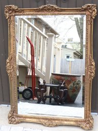 Large Antique Gold Wall Mirror