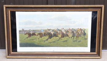 Large Framed Horse Racing Print 'Mc Queen's Racings' 1888