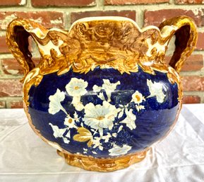 Majolica Etruria Ariel Porcelain Planter Large