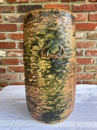 Roseville Art Pottery Umbrella Stand Imperial I Pattern