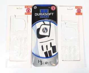 Lot Of 3 Pairs Of Women's Leather Golf Gloves Size S - Durasoft  Lady's Golf Glove Size S
