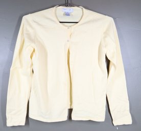 Sutton Studio Bloomingdales  Cotton Cardigan Top Size S