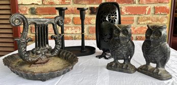 Lot Of Cast Iron Decor
