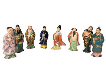 Antique Lot Of Porcelain Chinese Figurines