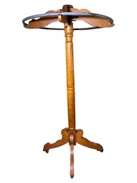 Antique Wooden Tall Store Circular Revolving Clothing Rack Late 1800's Possibly Bardsley Bros