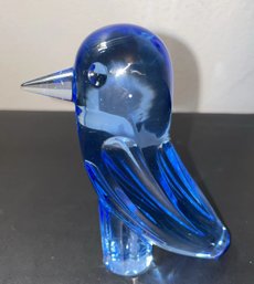 Blue Baccarat Crystal Bird By Jaime Hayon