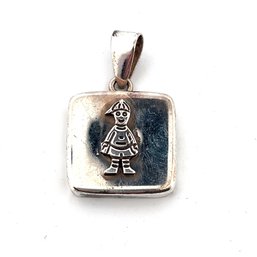 STERLING SILVER PENDANT CHARM 925 NECKLACE ESTATE FINE JEWELRY JANUARY 28TH