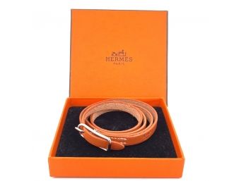 HERMES LEATHER BELT BUCKLE BRACELET COMES WITH BOX AUTHENTIC