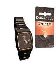 Seiko Wrist Watch 'Alarm', Mod 5023-5020, Day/date Window, 371 Battery, Stainless Band