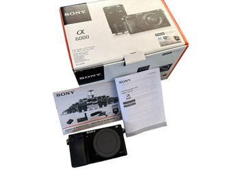Sony A6000 Mirrorless Interchangeable Lens Digital Camera