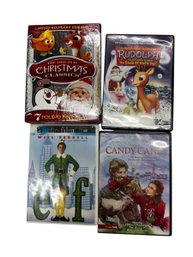 Set Of 4 Christmas DVDs