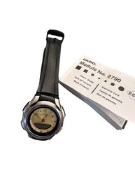 Casio Wrist Watch Mod 3790 AW-S90, Solar Powered, Alarm, Chrono, Leather Band