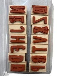 Stampin' Up! Well Worn Alphabet Stamp Set - Set Of 28