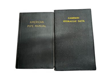 Vintage Books - American Pipe Manual And Cameron Hydraulic Data
