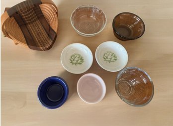 Heart Shaped Collapsable Trivet And Other Misc Bowls