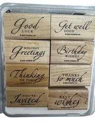 Stampin' Up! Sincere Salutations Stamp Set - Set Of 8