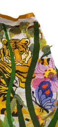 Tiger Needlepoint Kit - Half Done