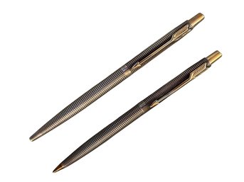 Cisel Silver Parker 75 Classic Sterling Silver Ballpoint Pen/Pencil Set