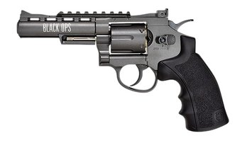 TOY BB Bear River #B1063 'Exterminator' Toy BB Revolver, CO2, 6 Round, .177 Metal BB 4' Barrel