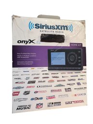 Sirius XM Onyx Satellite Radio, Onyx Receiver And Home Kit