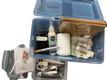 Misc Craft Supplies In Tub