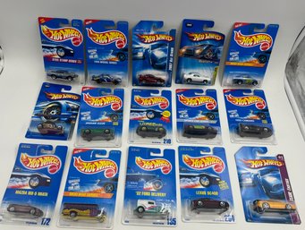 Hotwheels Collection 15 Cars Pictured ( Red Lot )