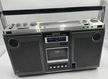 Sony Vintage Boom Box Model CF-6500 ( Large ) Cassette Radio 1974-76 Era
